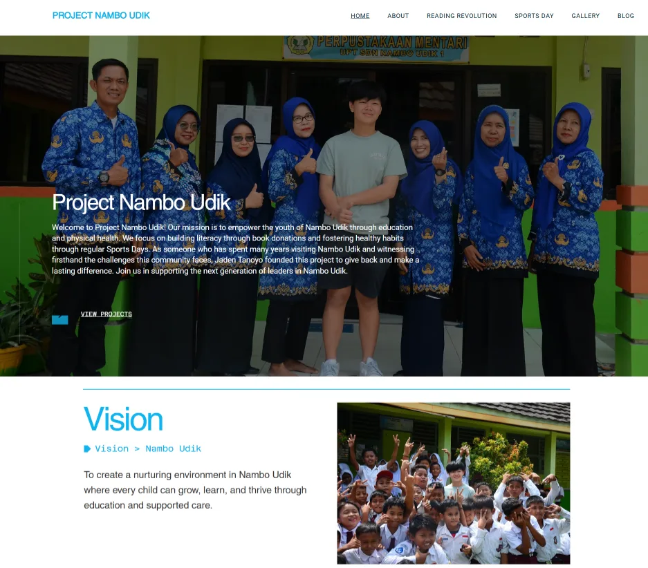 Tangkapan layar proyek Project Nambo Udik